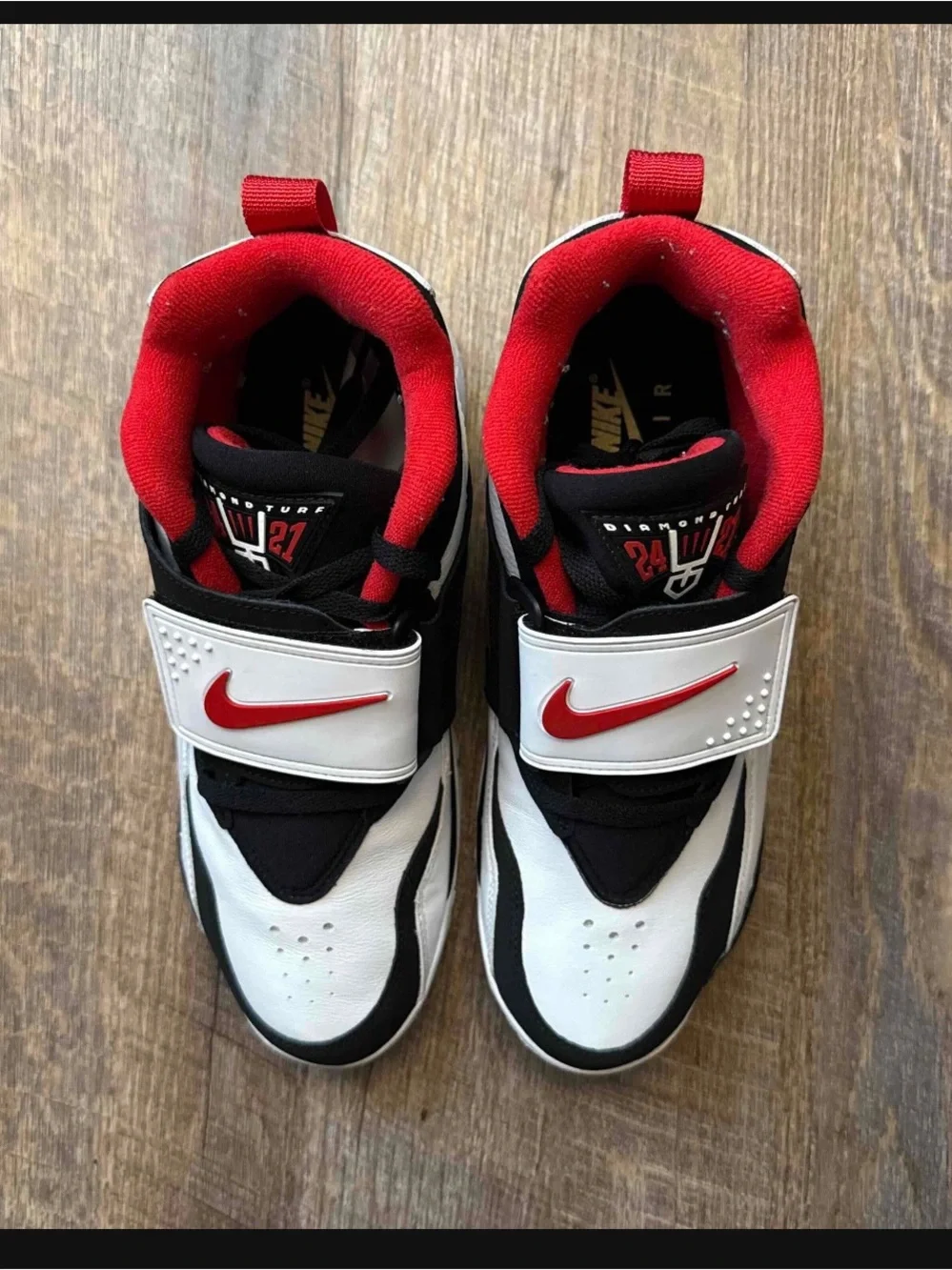Nike Air Diamond Turf 49ers 2025 Deion Sanders White Black Red Gold
